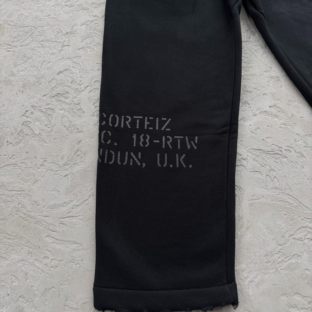 Hmp Stencil Crewneck/Pants/Set 'Black' - CRTZ.XYZ