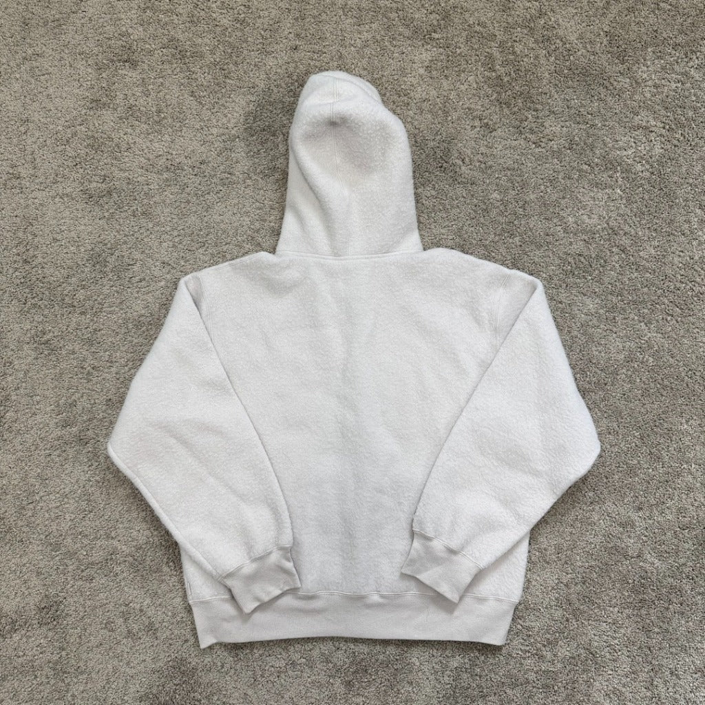 Pilled Zip Up Hooded Sweatshirt - Grey - SP
