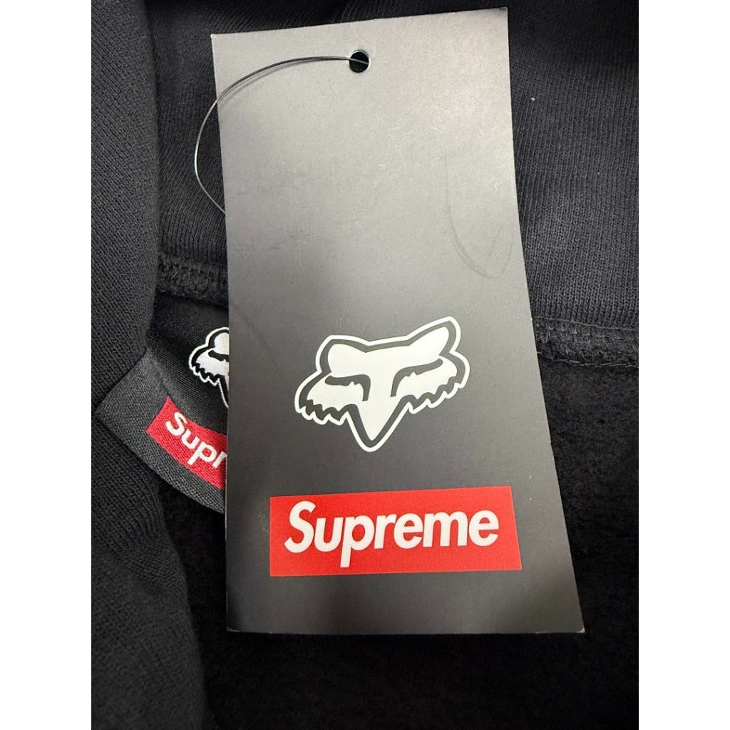 Supreme Fox Racing Zip Up Hoodie - Black
