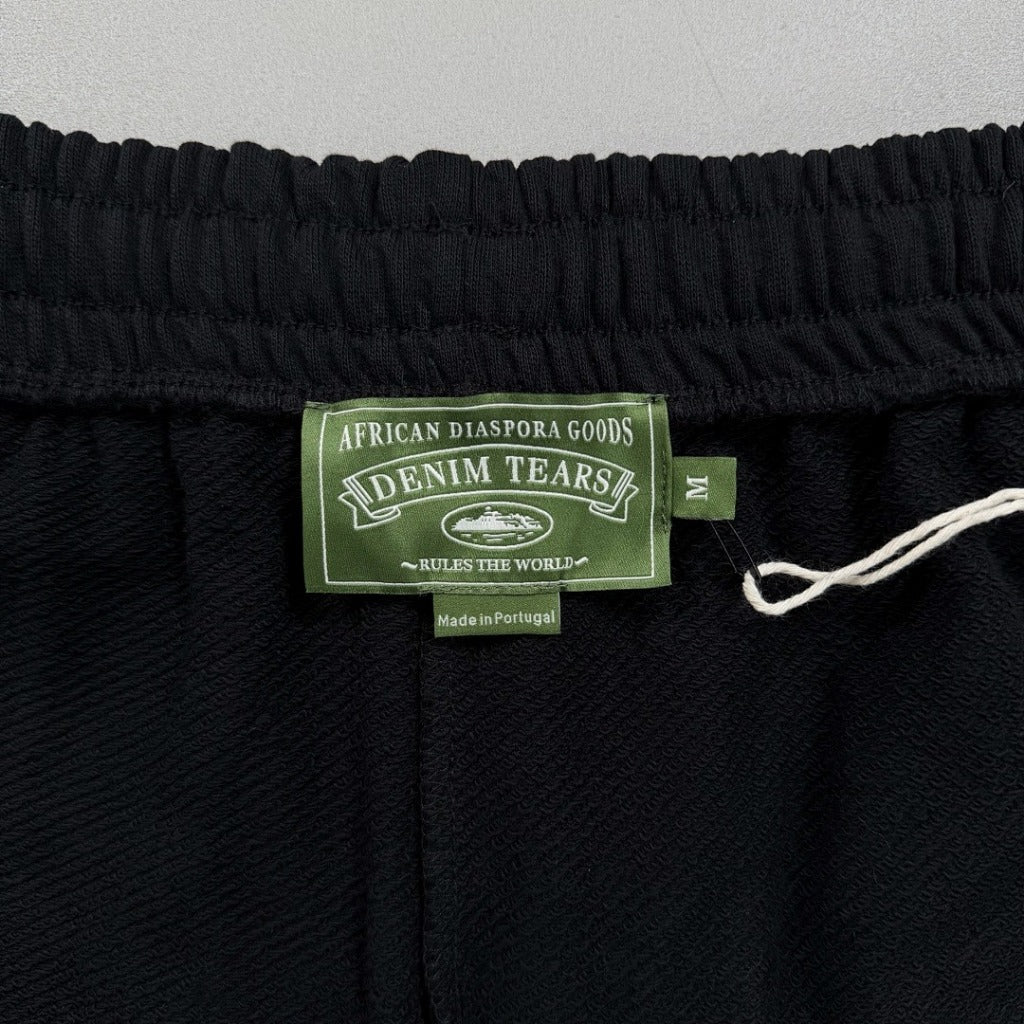 Denim Tears X CRTZ - COTTON WREATH ZIP-UP & PANTS - BLACK