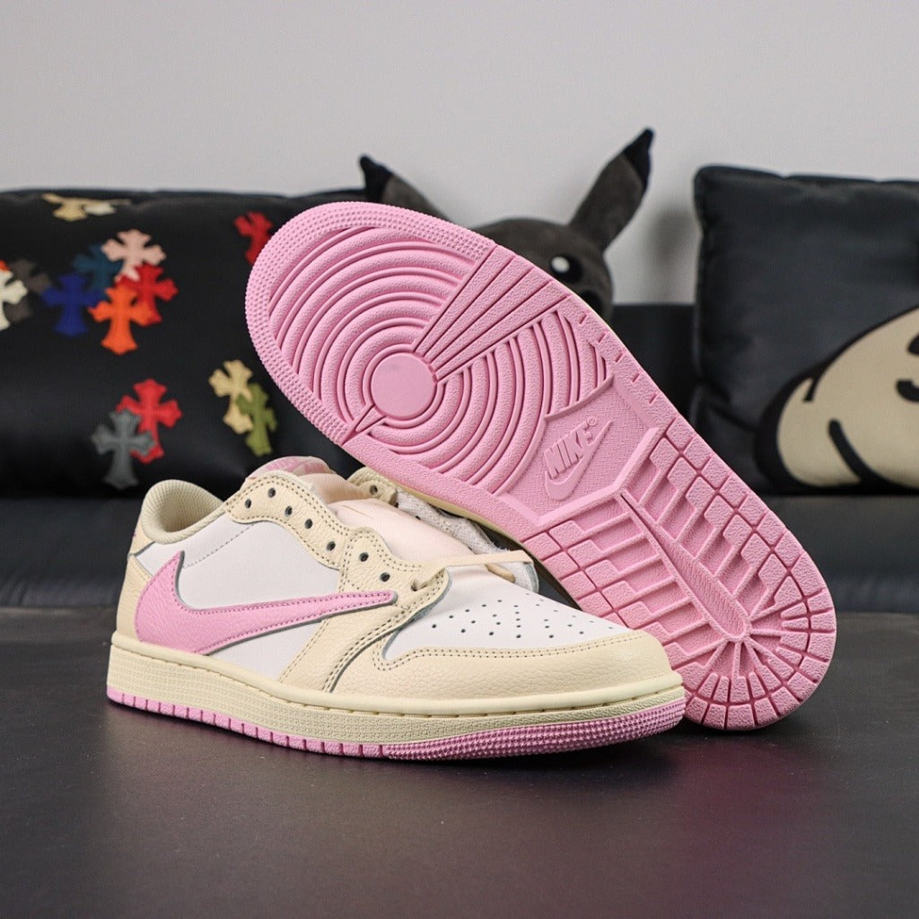 Travis Scott x Air Jordan 1 Low “Pink Pack” - Shy Pink
