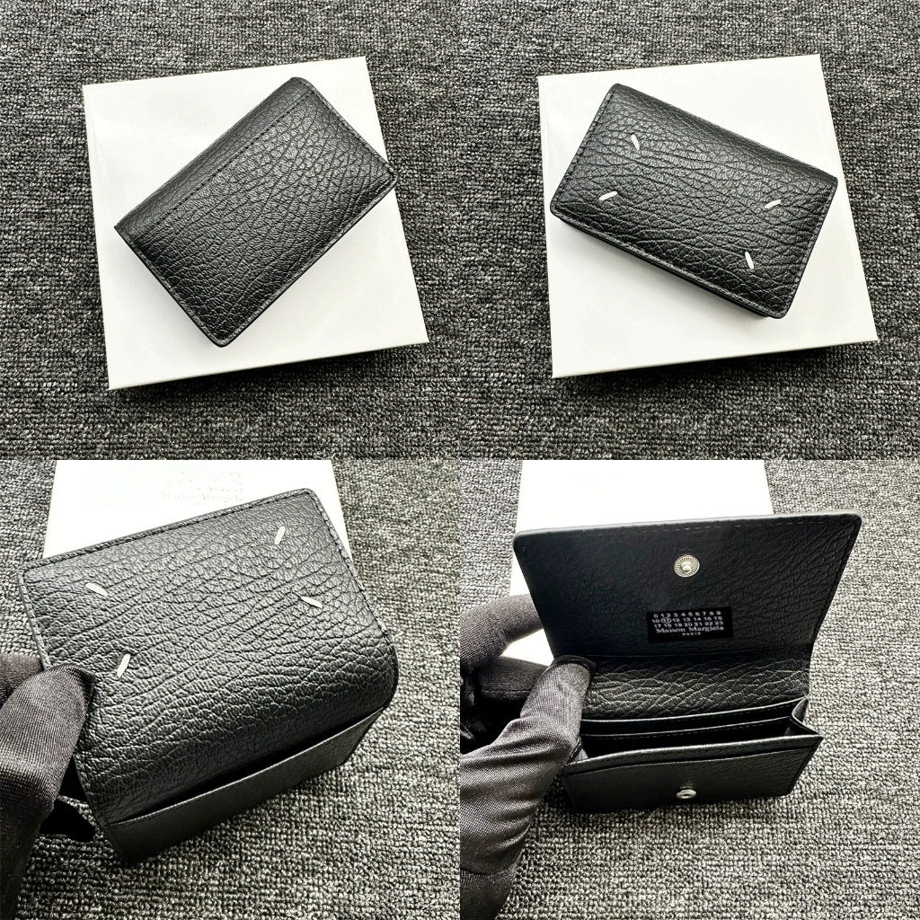 Maison Margiela Four-Stitch Leather Card Holder & Wallet (All Types)