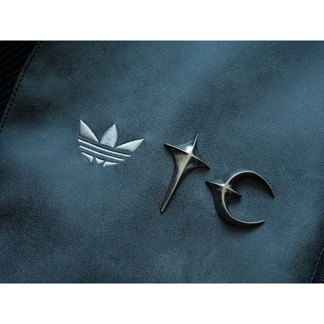 Thug Club x a.d.i.d.a.s Teamgeist Faux Leather Jacket - Black