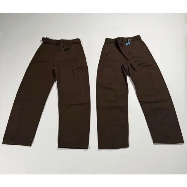 Le'maire Twisted Belted Pants 'Espresso'