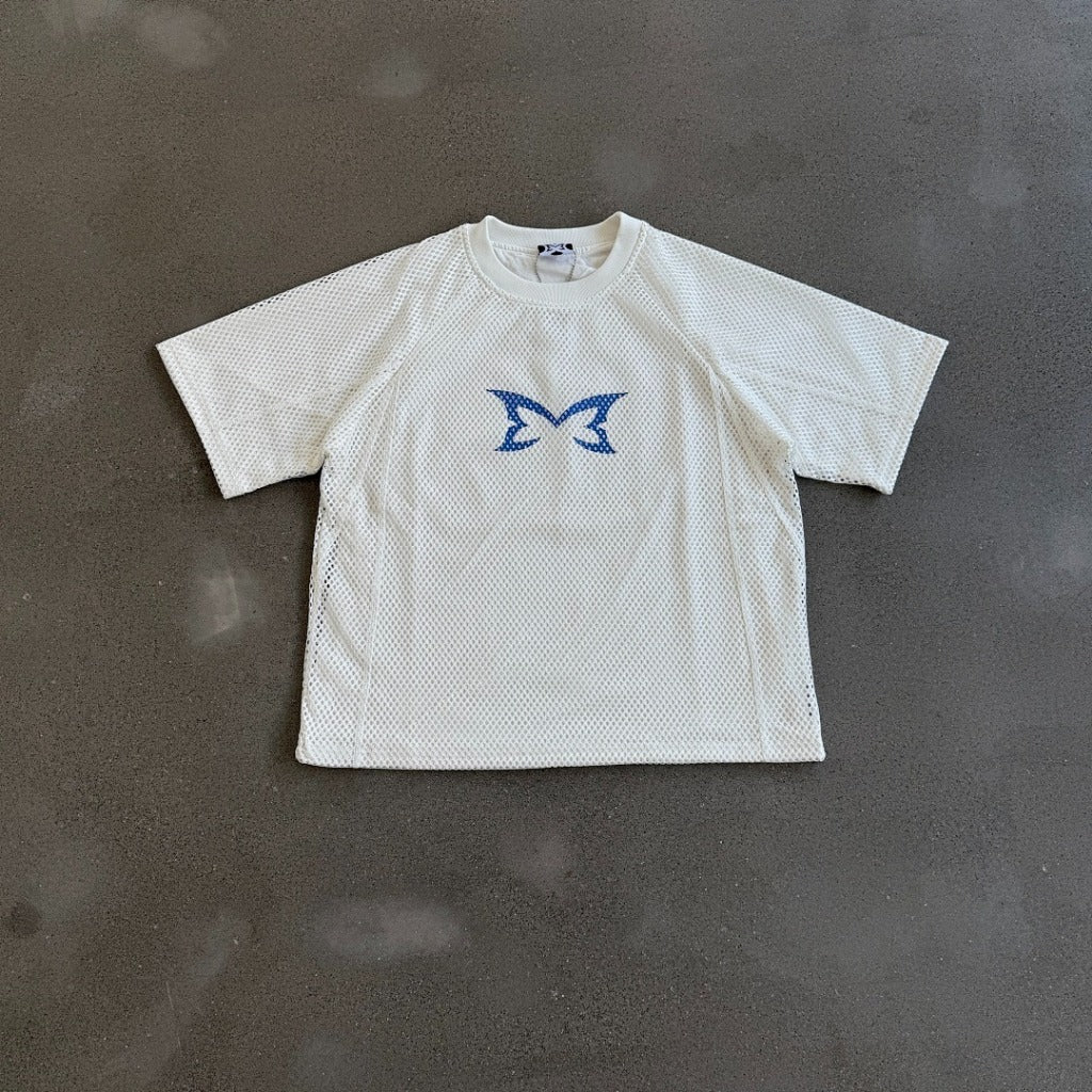 MERTRA - Layered Mesh Jersey - White