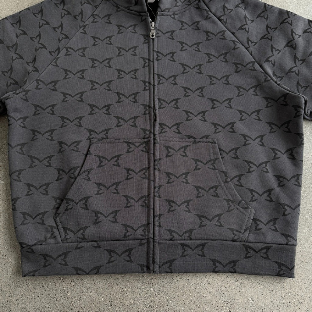 MERTRA Monogram Grey Hoodie