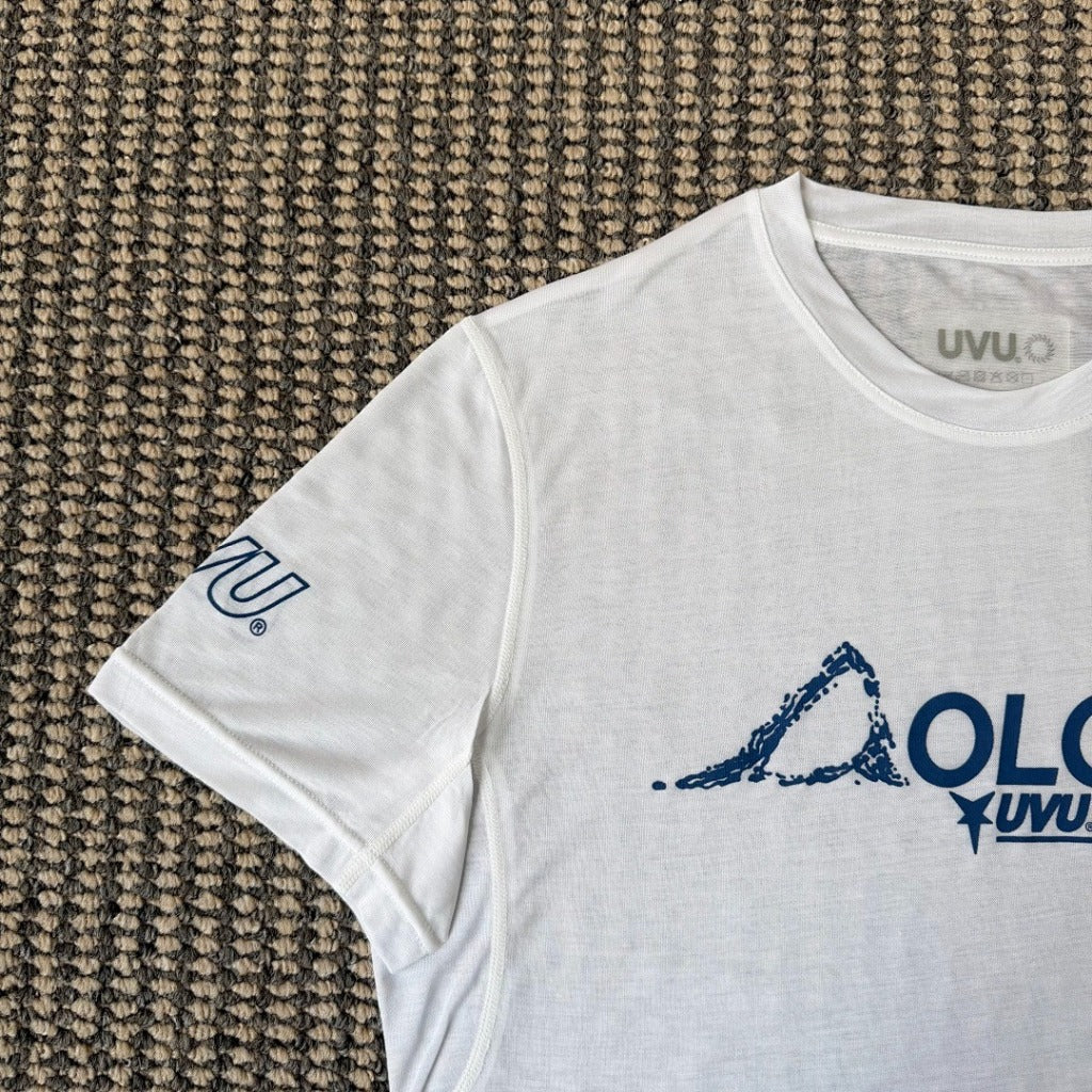 UVU White Running Shirt [Dolomiti Marathon Pop-Up Exclusive Merchandise]