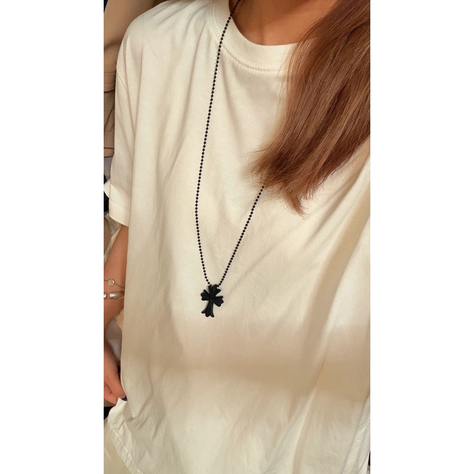 Tokyo 20th Rubber Silicone Cross Necklace C-H
