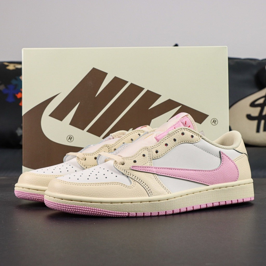 Travis Scott x Air Jordan 1 Low “Pink Pack” - Shy Pink