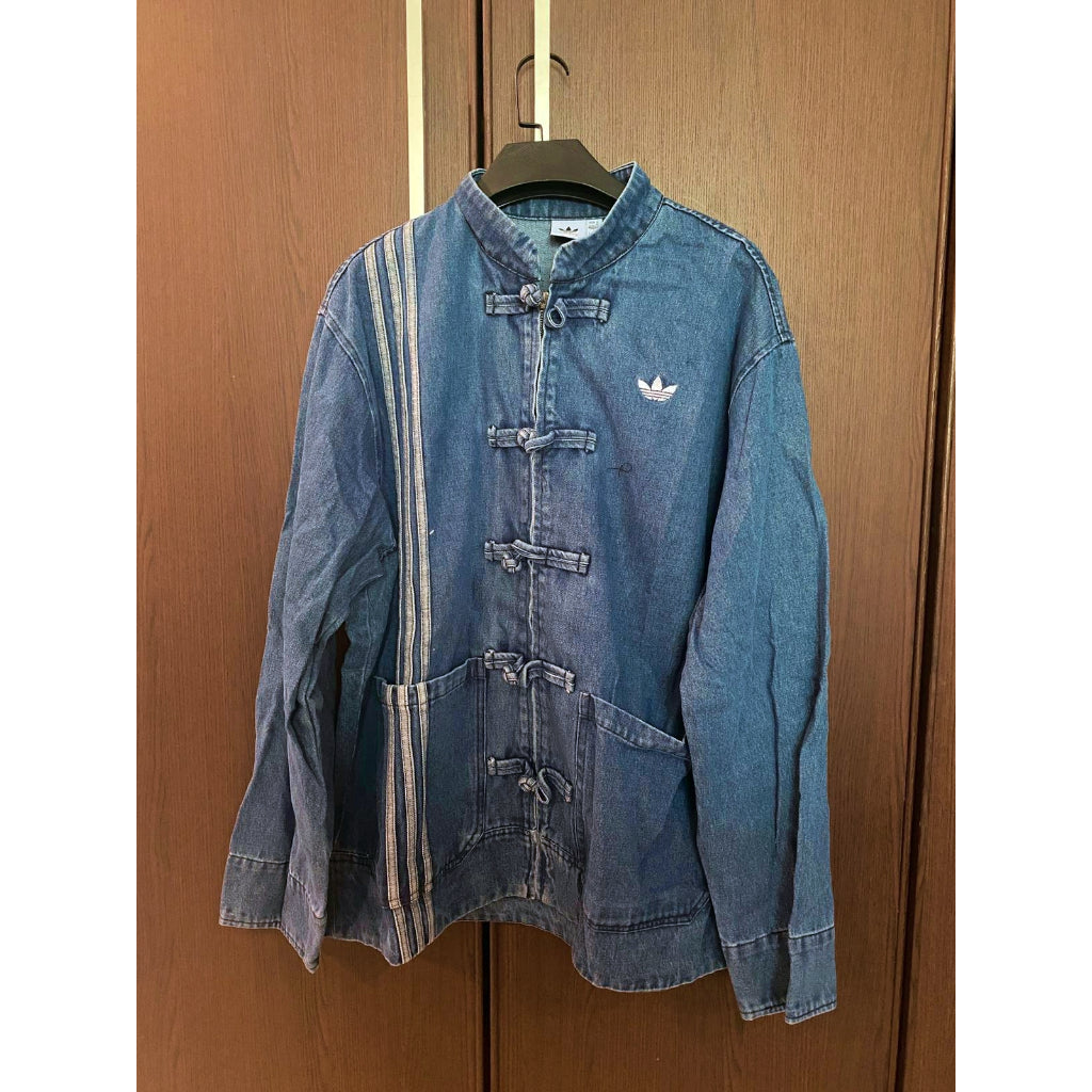 Adidas Originals CTT 3.0 Chinese Tang Style Denim Jacket