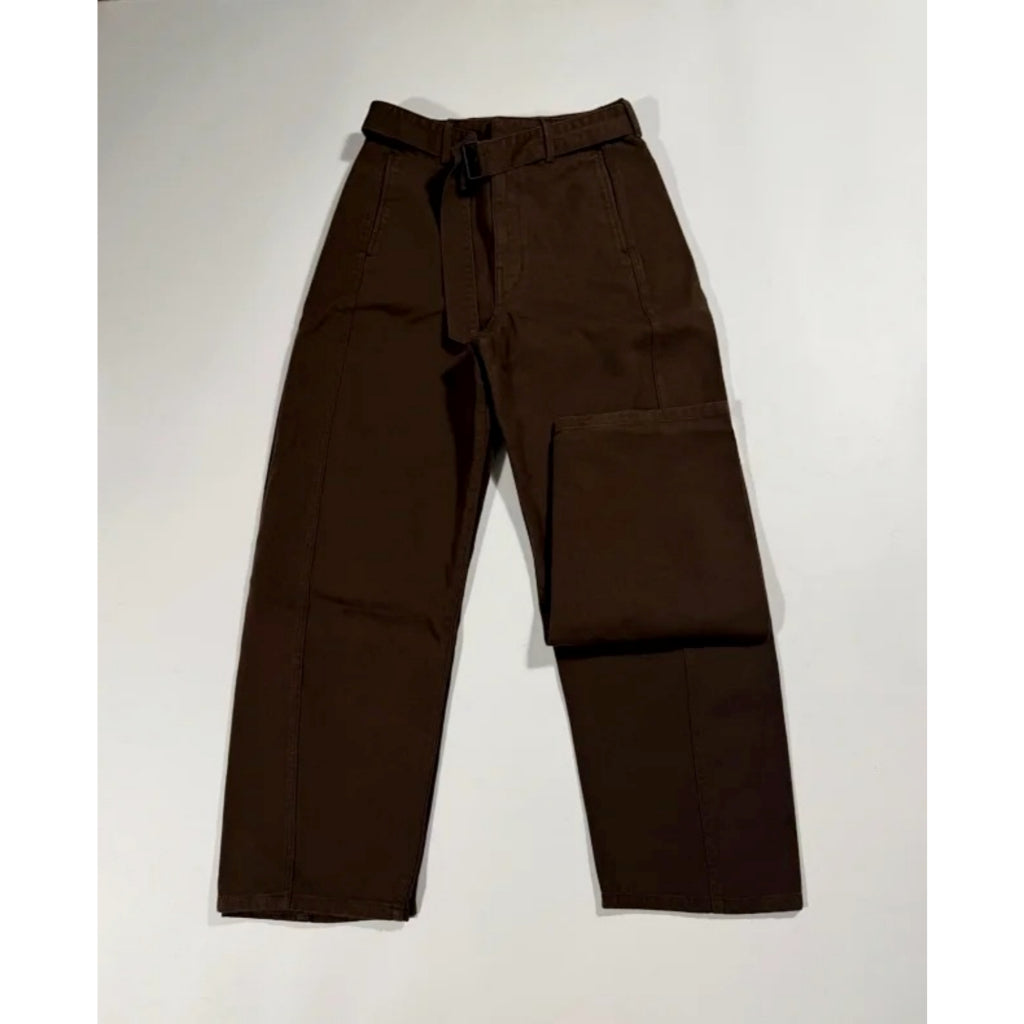 Le'maire Twisted Belted Pants 'Espresso'