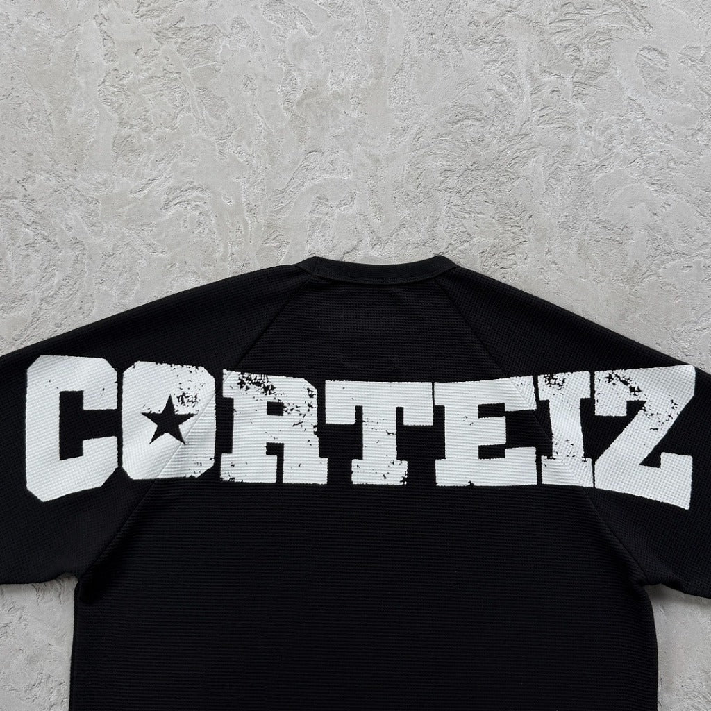 Raglan Waflle Thermal LS Tee - CRTZ.XYZ