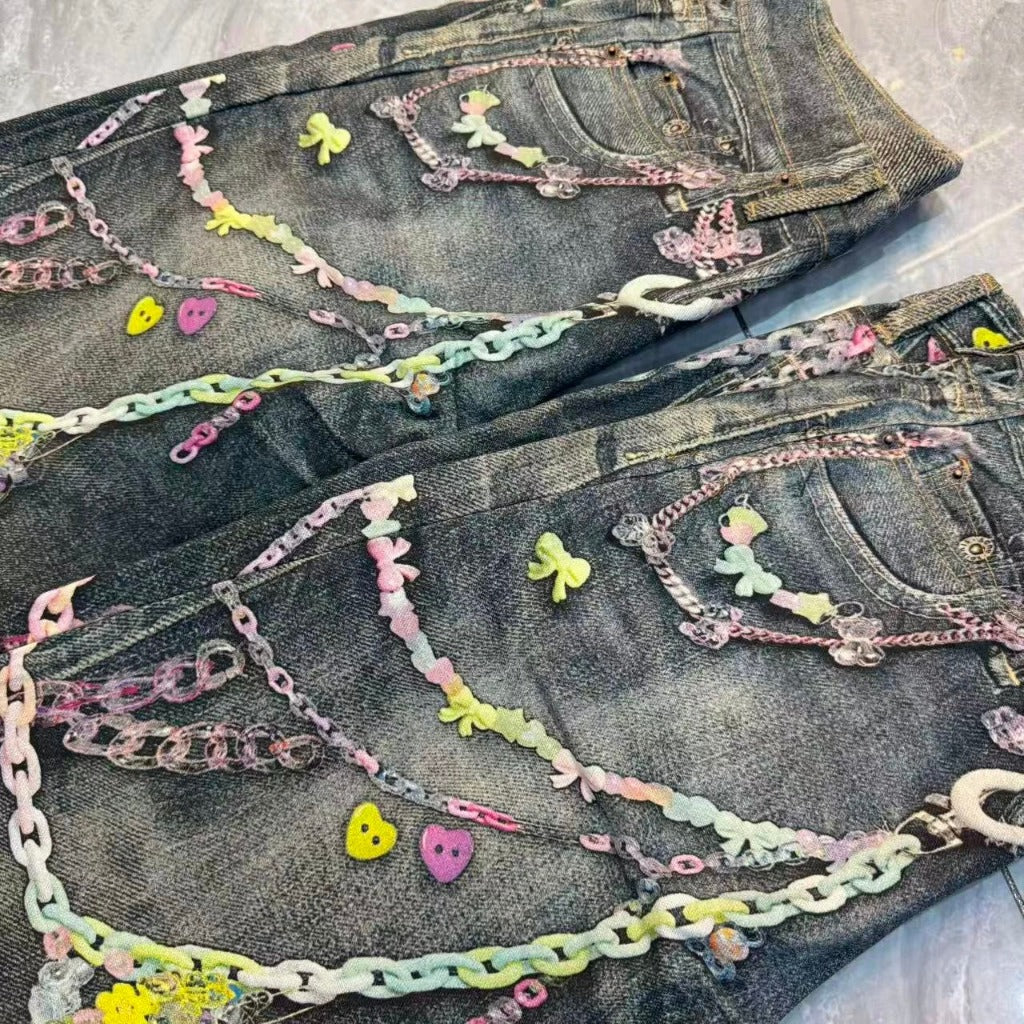 ACN STD 'Digital Candy chains' 1981 Dusty Blue Jeans