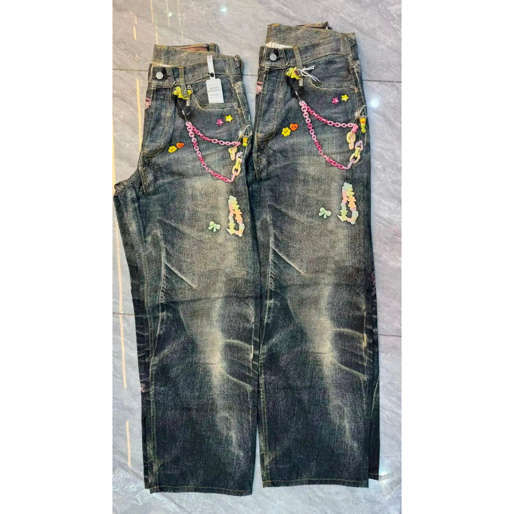 ACN STD 'Digital Candy chains' 1981 Dusty Blue Jeans