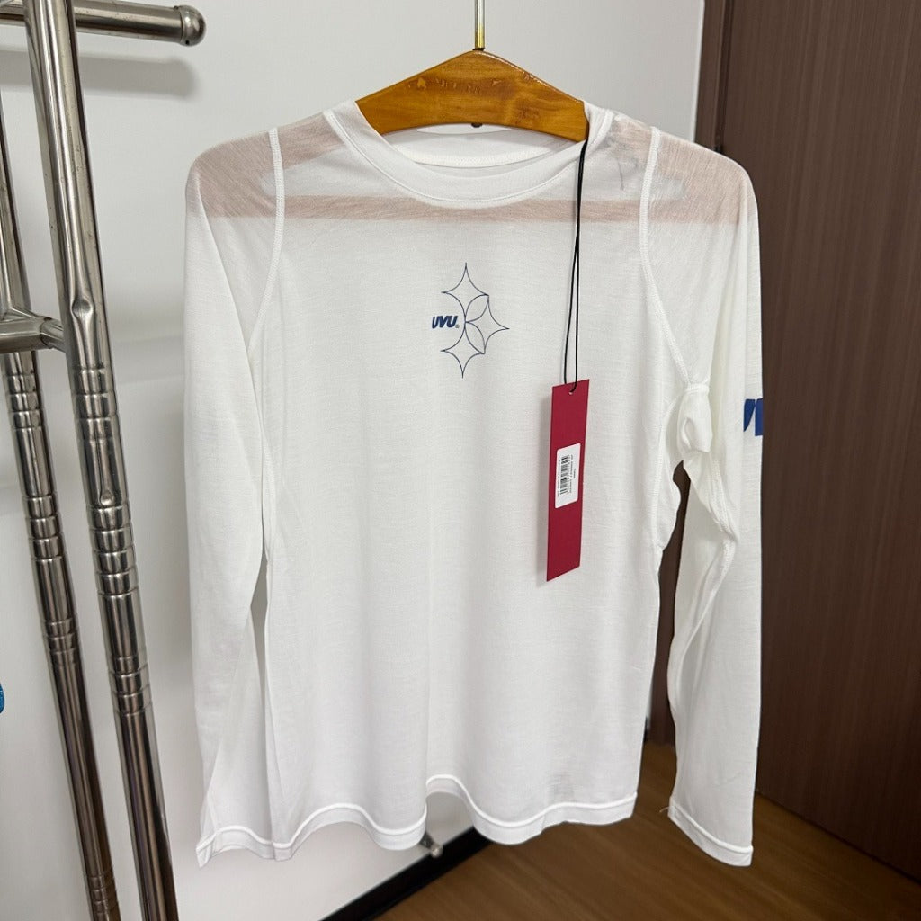 UVU White Running LS Shirt [Dolomiti Marathon Pop-Up Exclusive Merchandise]