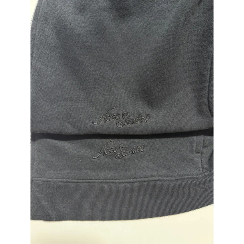 Acne Studios - Zip-up sweatshirt - Pale Grey/Black
