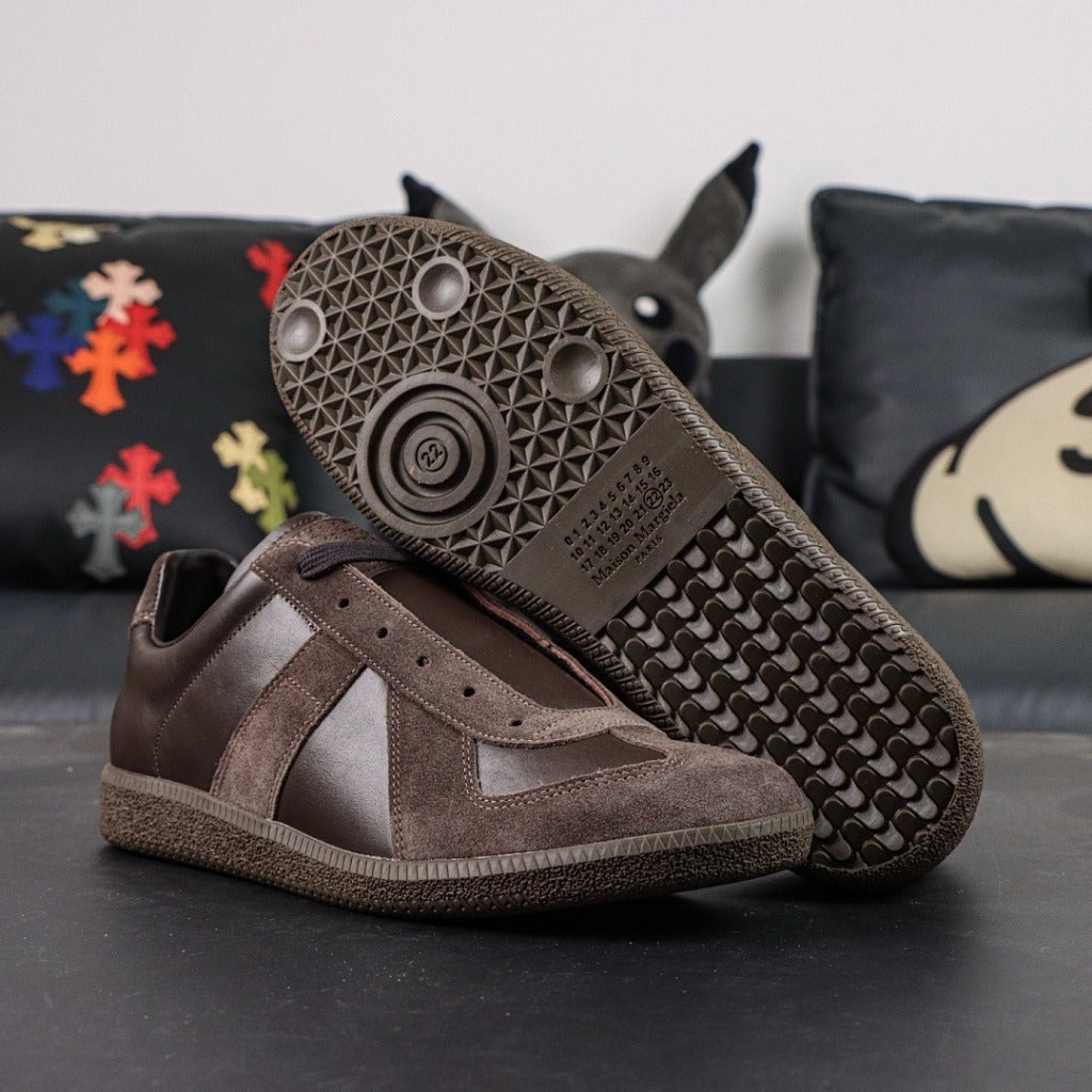 Maison Margiela Calfskin Replica Sneakers (GATS) - Brown - BNIB 100%