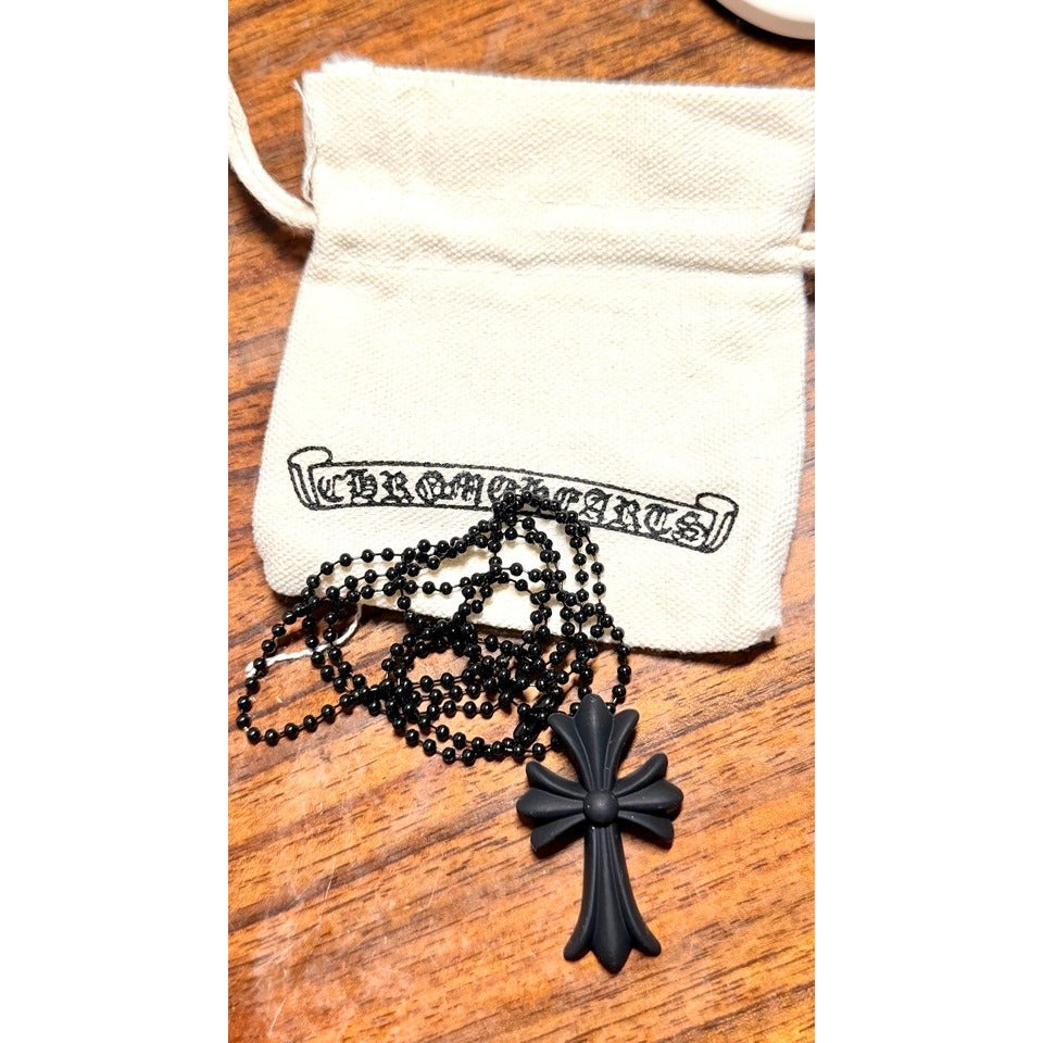 Tokyo 20th Rubber Silicone Cross Necklace C-H
