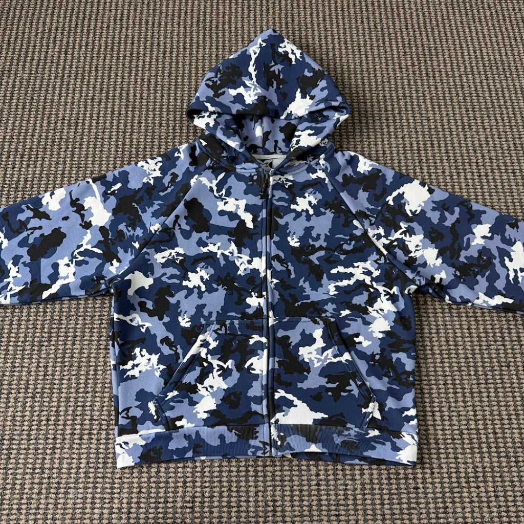 Mertra - Terrain Camo Zip-Up Hoodie