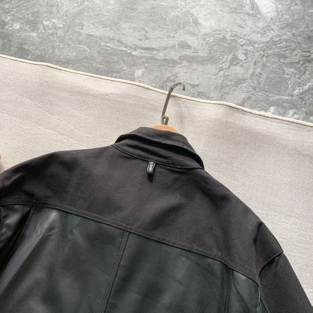 Junya Watanabe x CAR WIP Black Edition Faux-Leather Jacket