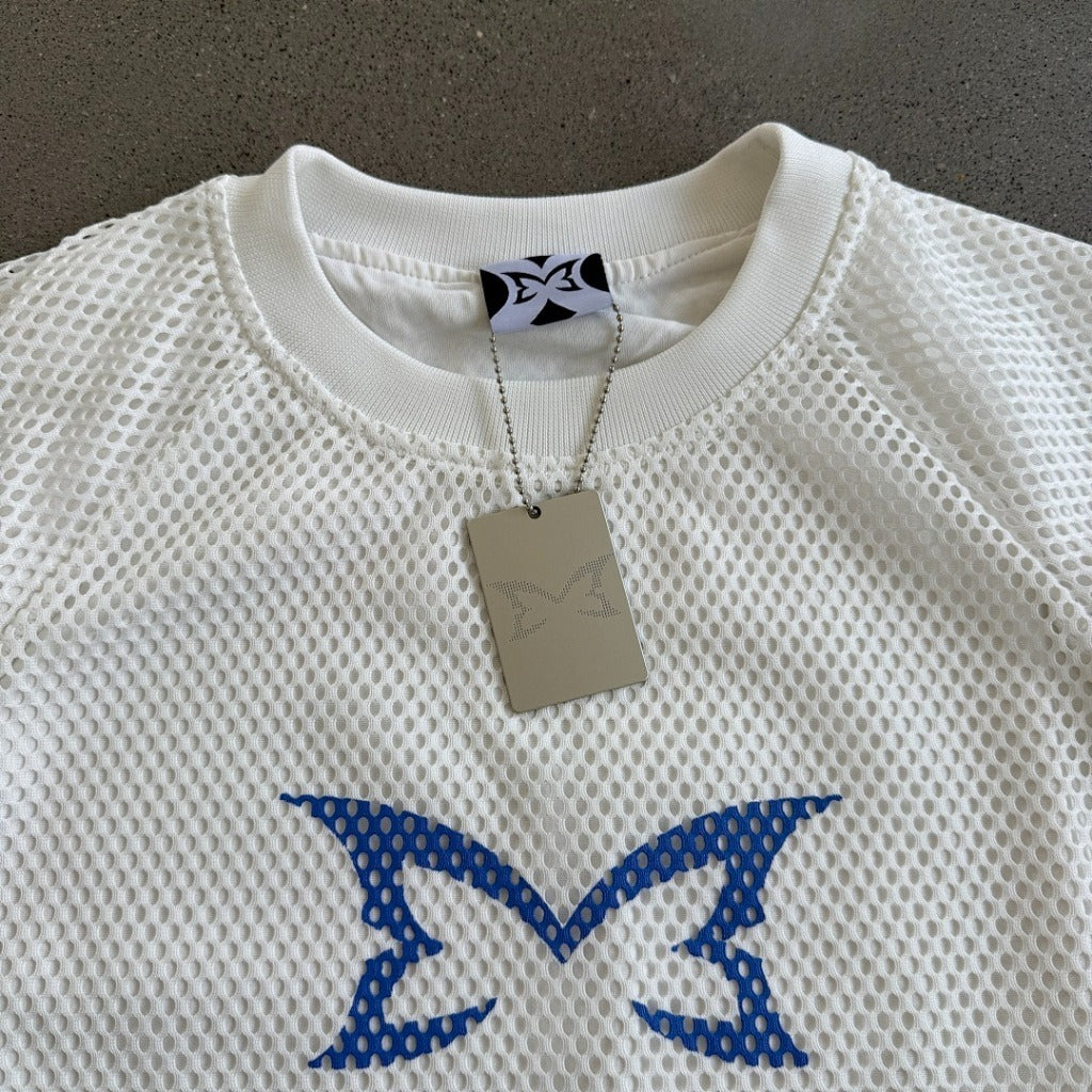 MERTRA - Layered Mesh Jersey - White