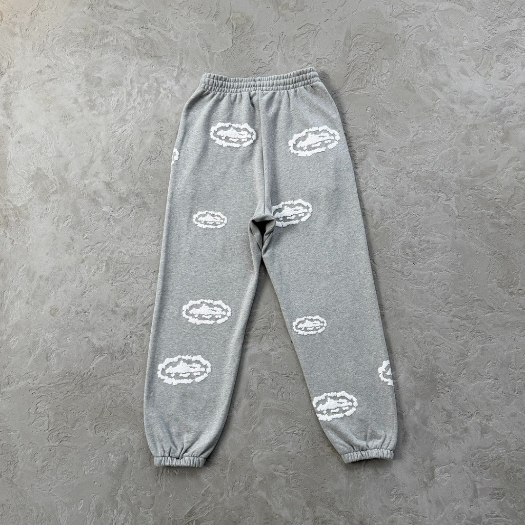 DNM TRS X CRTZ - COTTON WREATH ZIP-UP & PANTS - GREY