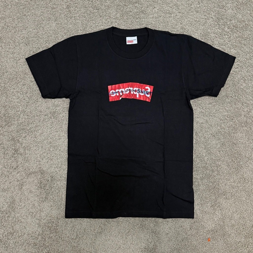 Comme Des Garcons x SP Box Logo Tee Black