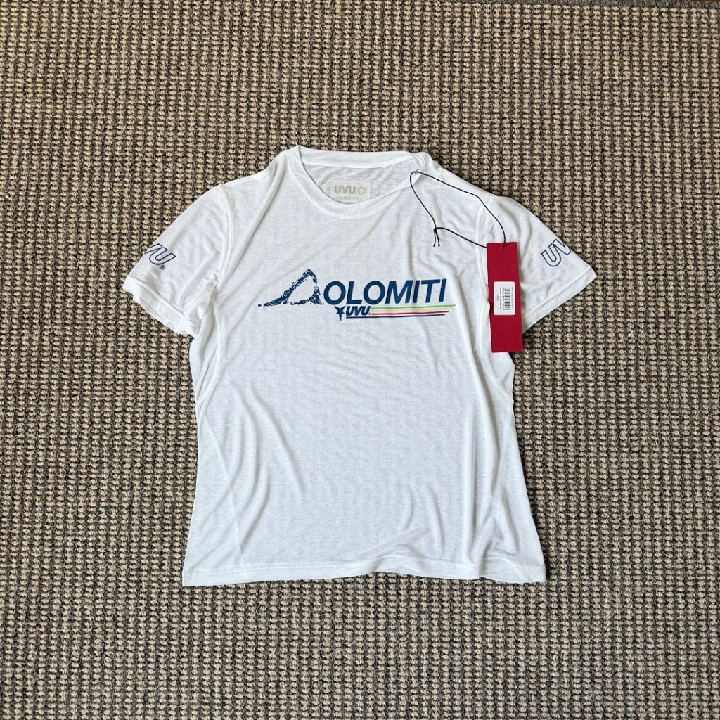 UVU White Running Shirt [Dolomiti Marathon Pop-Up Exclusive Merchandise]