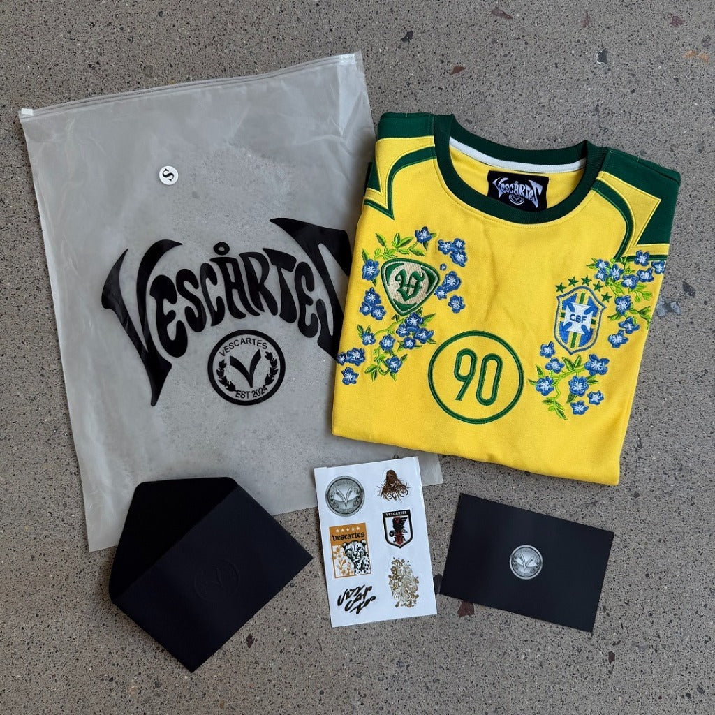 Vescartes - Brazil Jersey (Logo Full Embroidery)