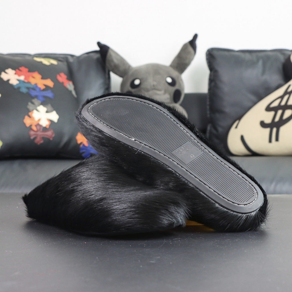 MRNI - Fussbett Calf Hair Slippers