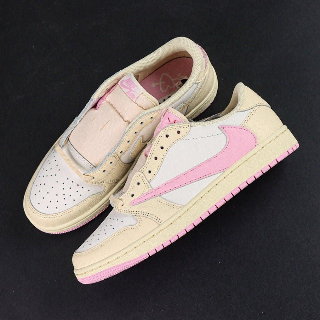 Travis Scott x Air Jordan 1 Low “Pink Pack” - Shy Pink