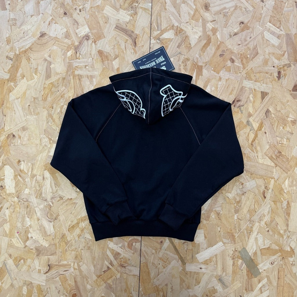 Icons Zip Hoodie Black | 6PM® x True Religion®
