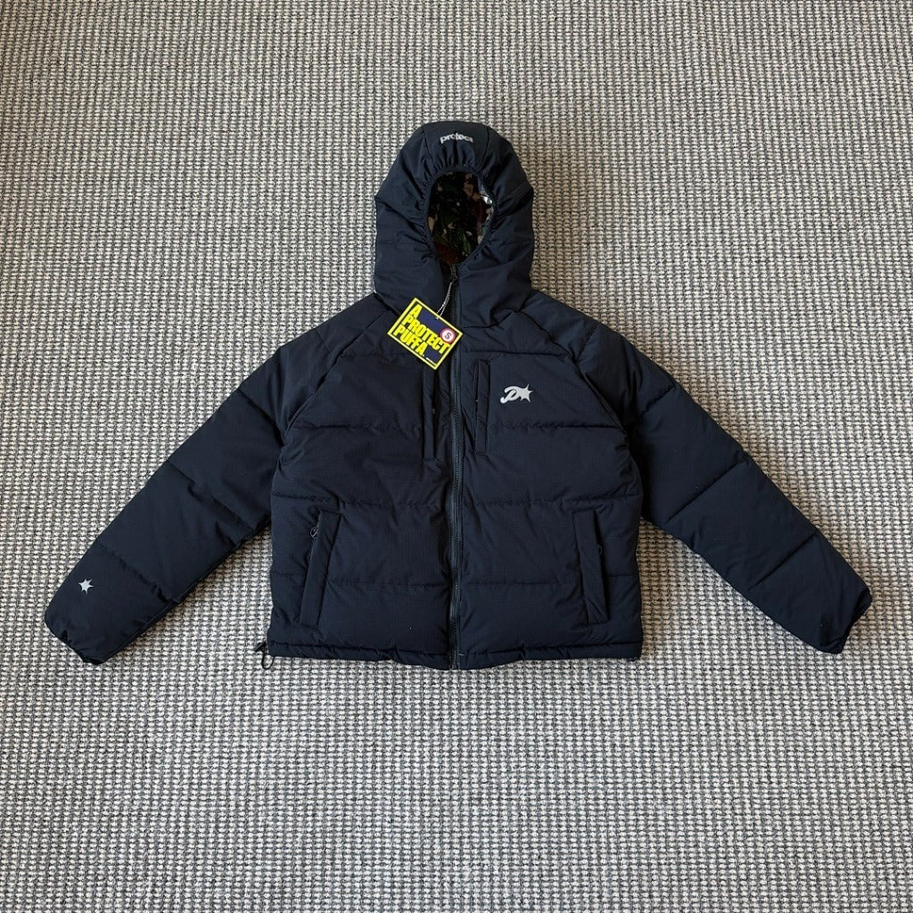 A PROTECT LONDON (@protect.ldn) - CAMO REVERSO PUFFA - Reversible Puffer Jacket