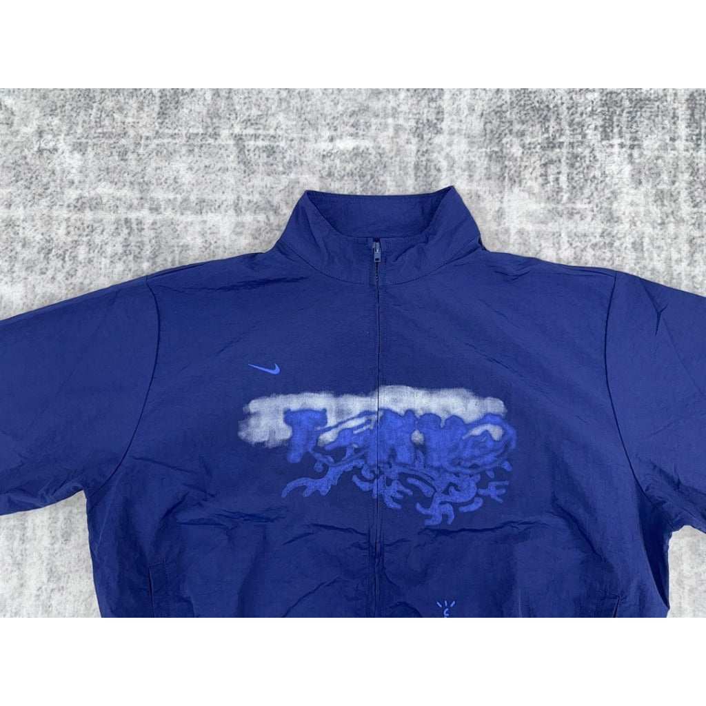 Travis Scott Cactus Jack x Fragment x NK Tokyo Windbreaker Zip Jacket/Pants/Set - Navy