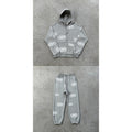 DNM TRS X CRTZ - COTTON WREATH ZIP-UP & PANTS - GREY
