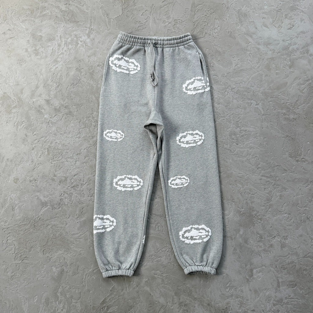 DNM TRS X CRTZ - COTTON WREATH ZIP-UP & PANTS - GREY