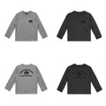 Triple Cross Hollywood Long Sleeve T-Shirt - Grey/Black - Chrome Hearts