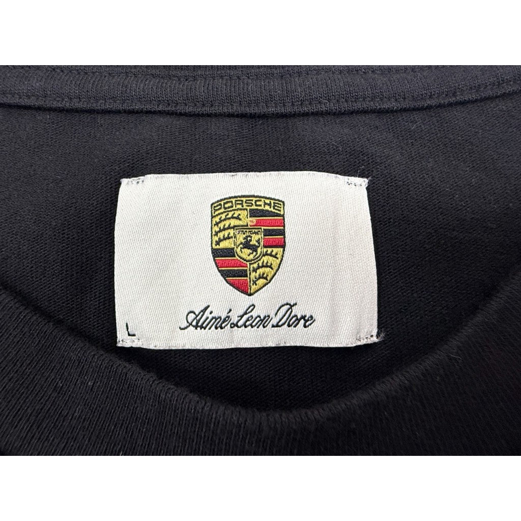 Aime Leon Dore Porsche Racing Tee Jet Black