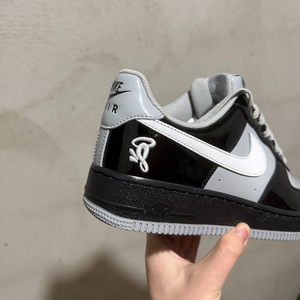 Syna x Central Cee x Nike Air Force 1 Low 'Black White Smoke Grey'