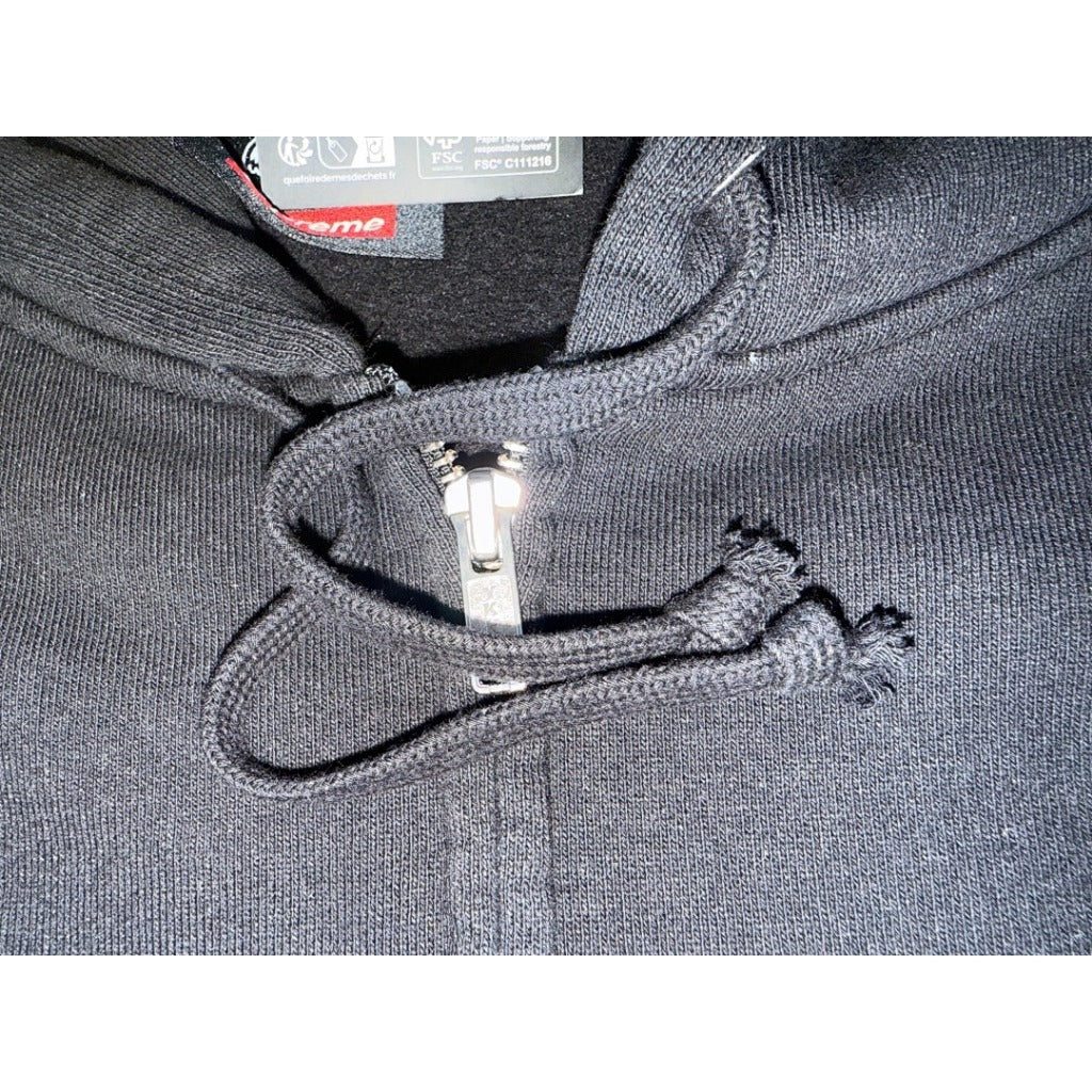Supreme Fox Racing Zip Up Hoodie - Black