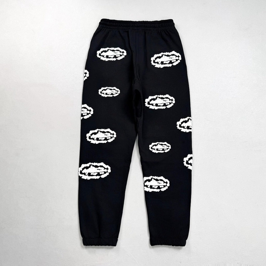 Denim Tears X CRTZ - COTTON WREATH ZIP-UP & PANTS - BLACK