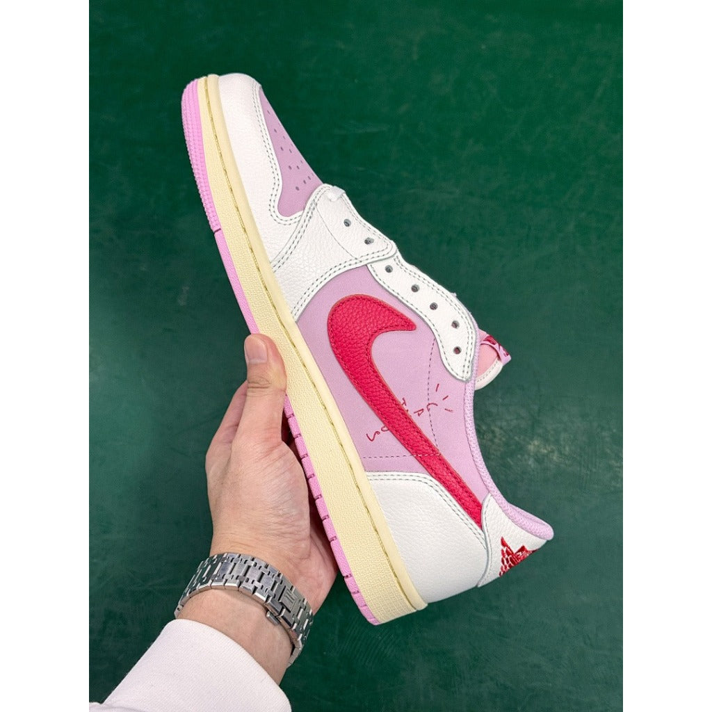 Travis Scott x Air Jordan 1 Low “Pink Pack” - Tropical Pink