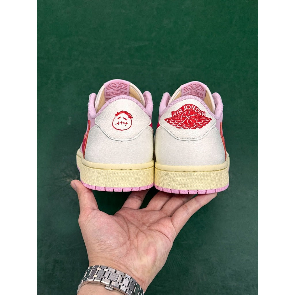 Travis Scott x Air Jordan 1 Low “Pink Pack” - Tropical Pink