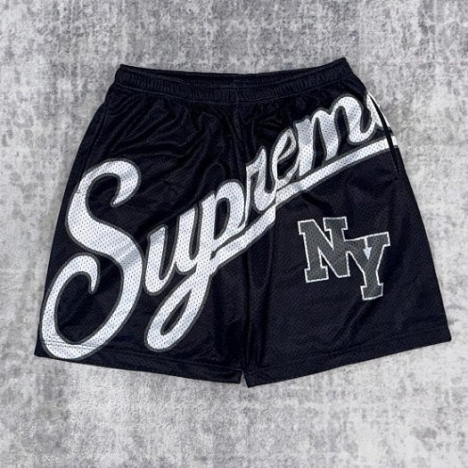 Big Script Mesh Short - Supreme