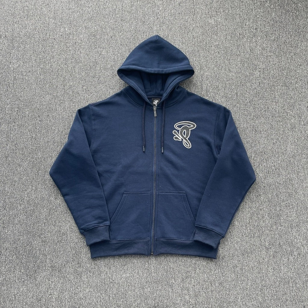 SYNA OG 2.0 ZIP-UP JACKET / JOGGER / OPEN HEM - NAVY