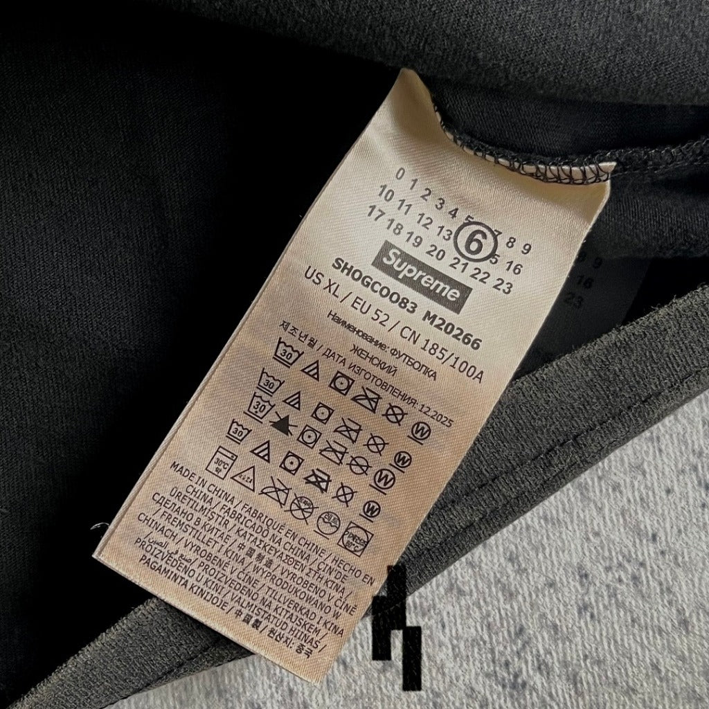 Supreme x MM6 Maison Margiela SS26 Split S/S Top