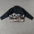 Last Supper Embroidered Work Jacket by Vescartes