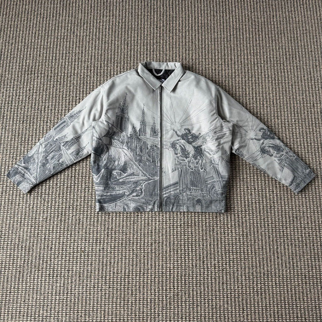 Hercules Embroidery Work Jacket - Vescartes