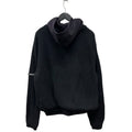 Unity Sports Icon Layered Zip-Up Hooded Sweatshirt/Cardigan in Black - Balenciaga