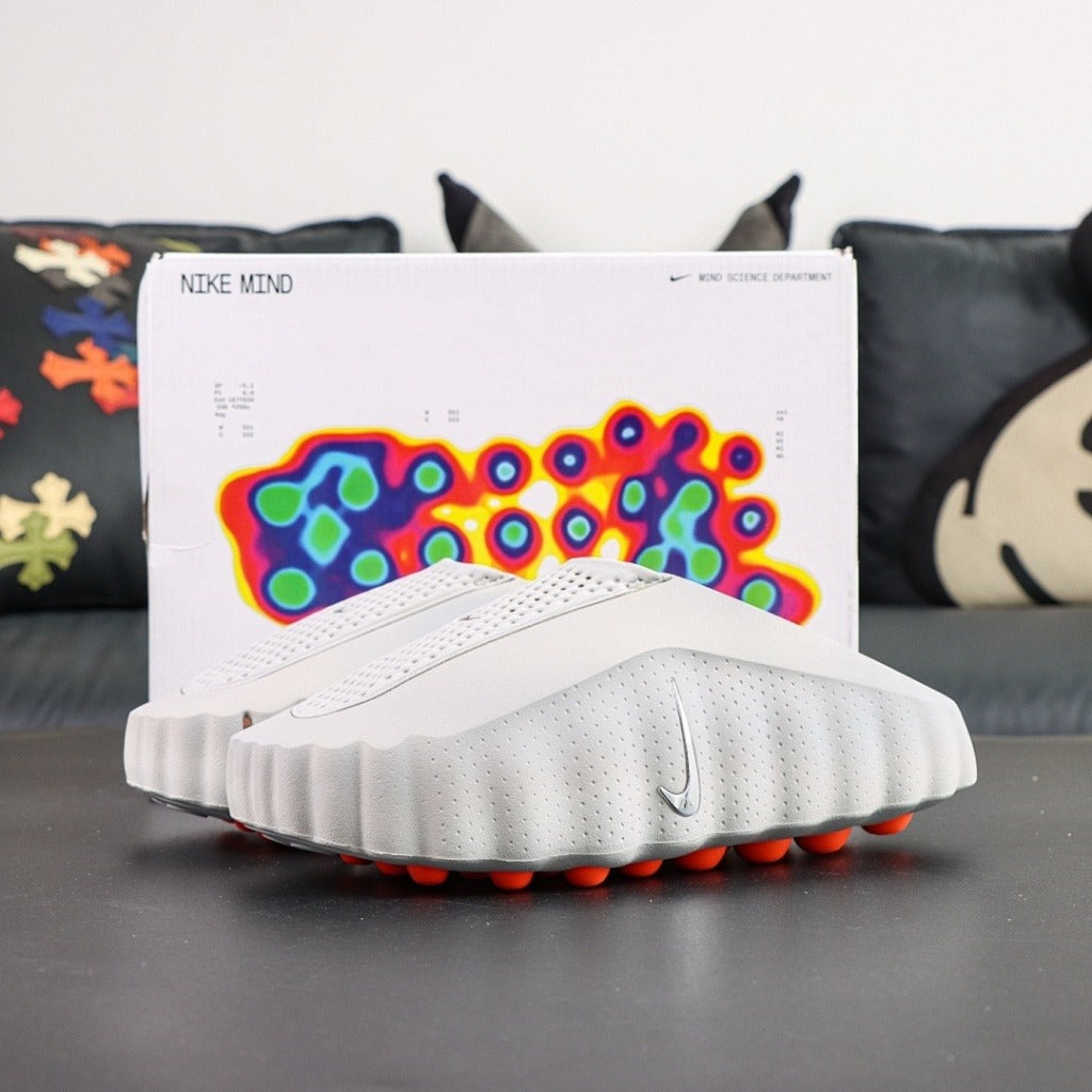Nike Mind 001 “Light Smoke Grey/Chrome/Photon Dust/Hyper Crimson”
